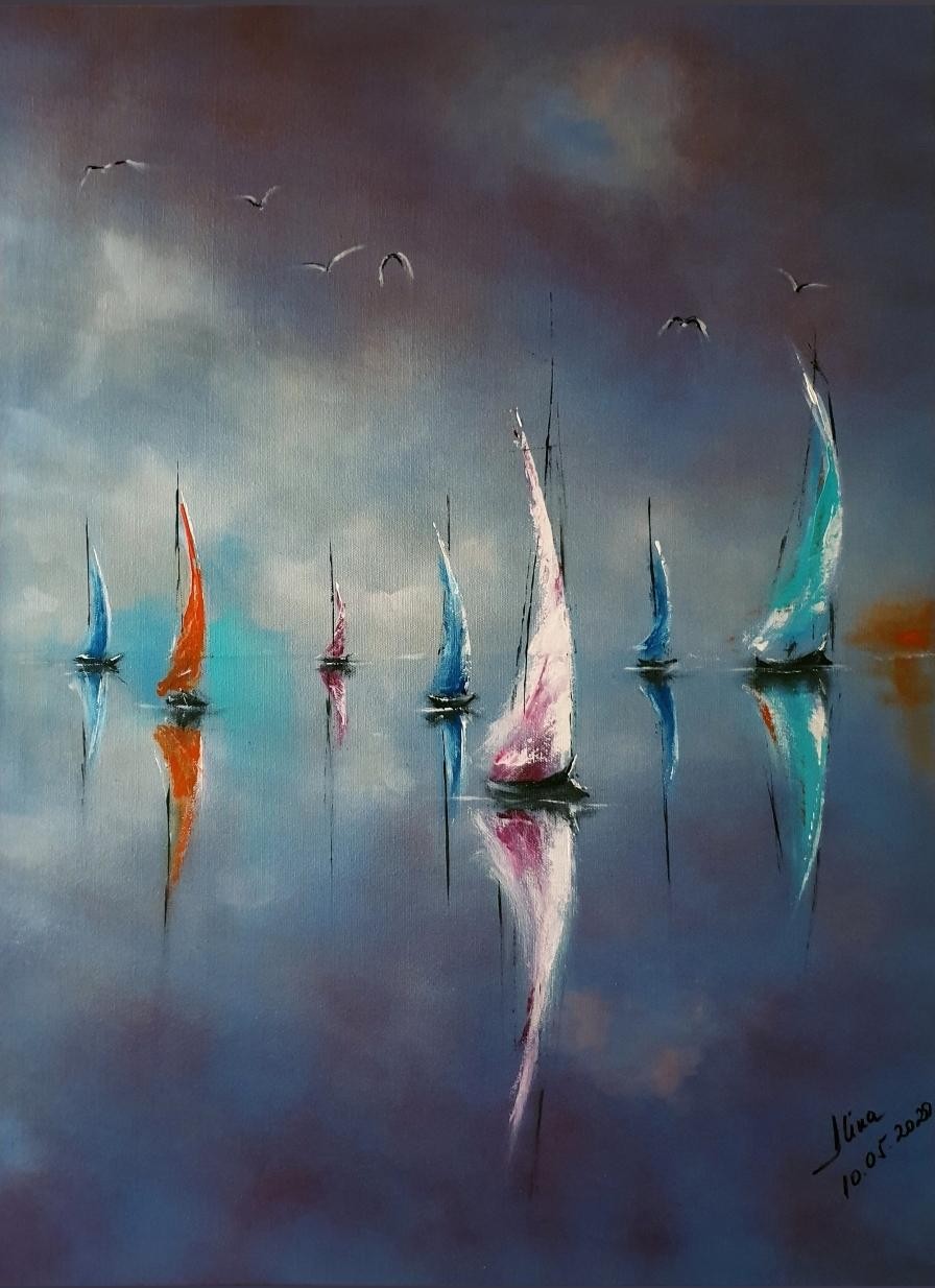 ArteDiAlina.com painting: Mystery of the white